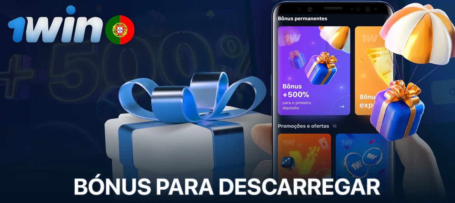Bónus na aplicação móvel 1Win