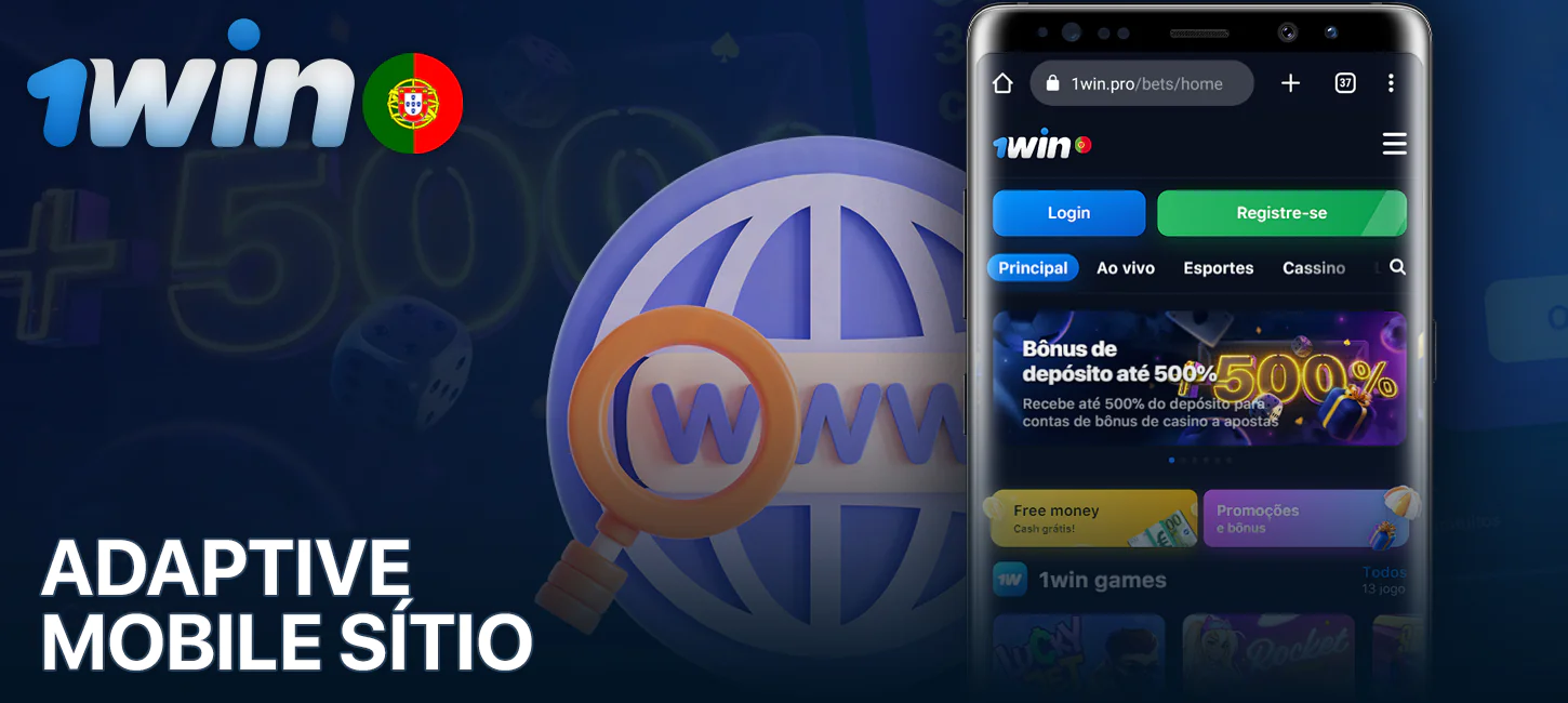 Versão móvel do 1Win