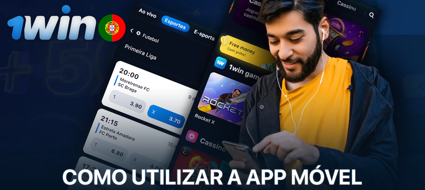 Utilizar a aplicação 1Win