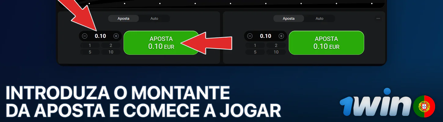 Fazer uma aposta no jogo Aviator no 1Win