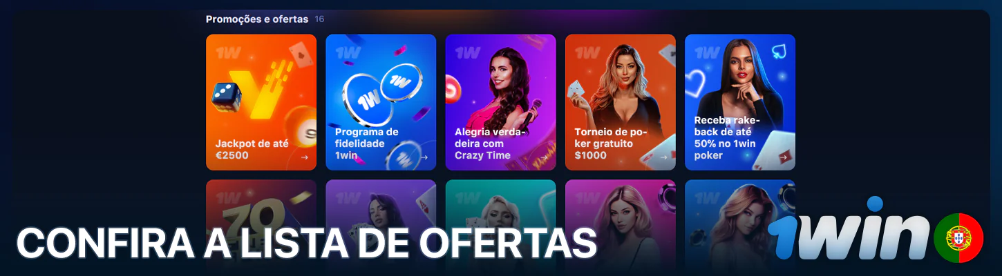 Verificar os bónus do 1Win