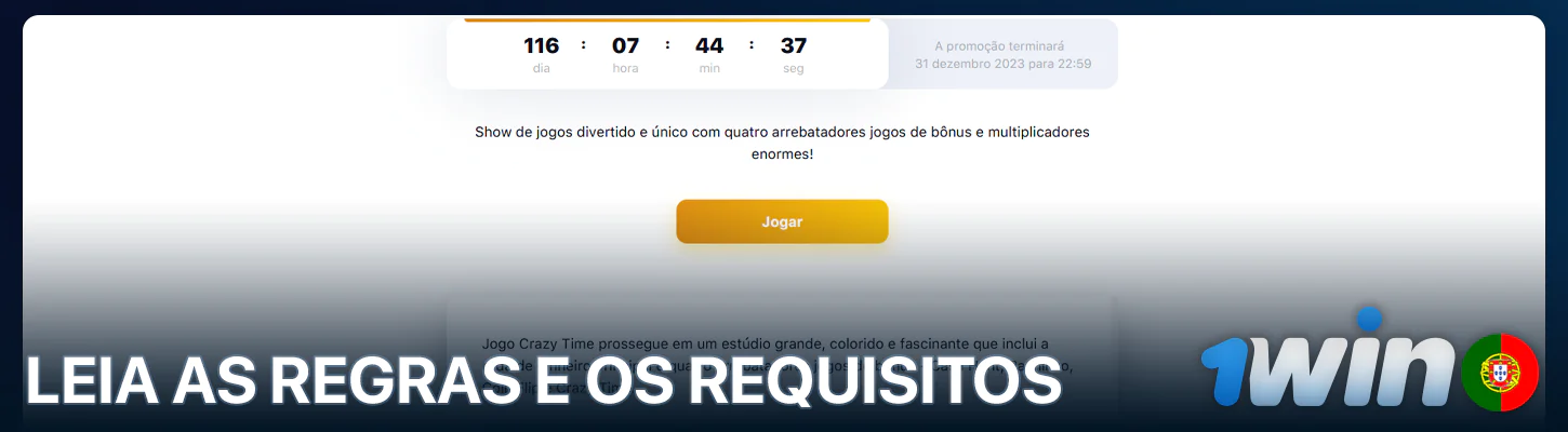 Aprender as regras para obter um bónus no 1Win