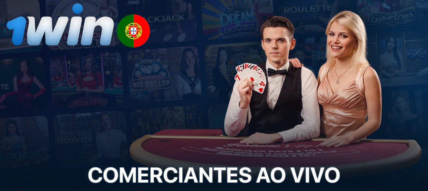 Croupiers de casino ao vivo 1Win