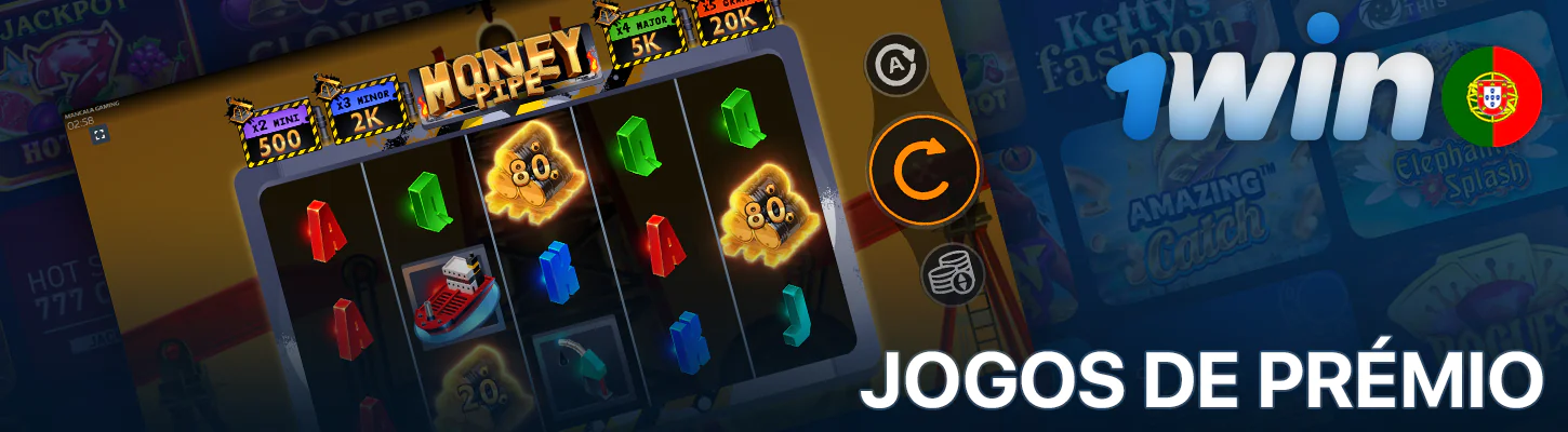 Jogos de prémio no 1win Casino